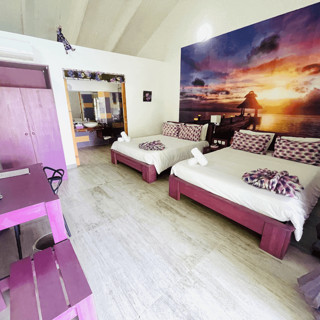 Chambre Familiale Caraïbe Mauve