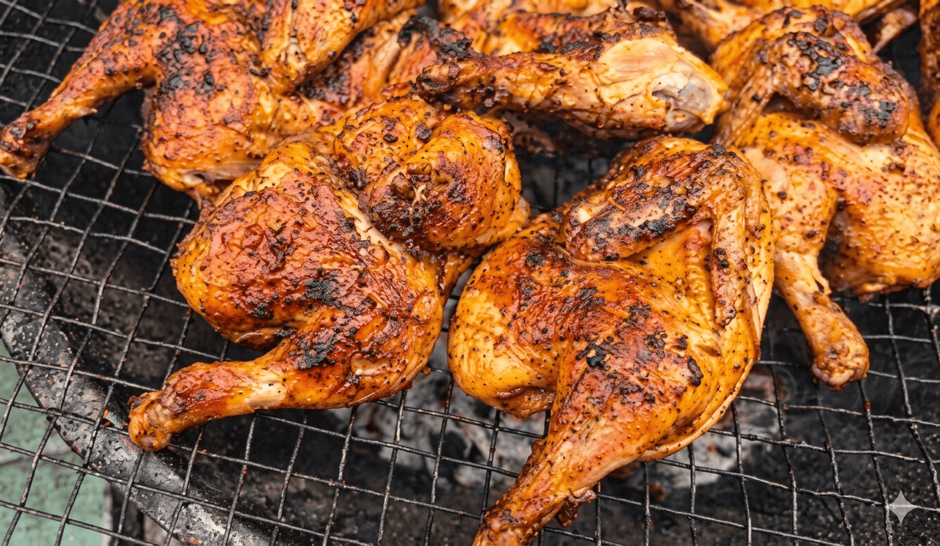1 Poulet Braisé et Attiéké